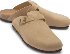 Pantoletten|Horsch Schuhe Clog in Untergrößen Beige