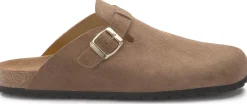 Sandalen|Pantoletten|Horsch Schuhe Clogs in Übergrößen Braun