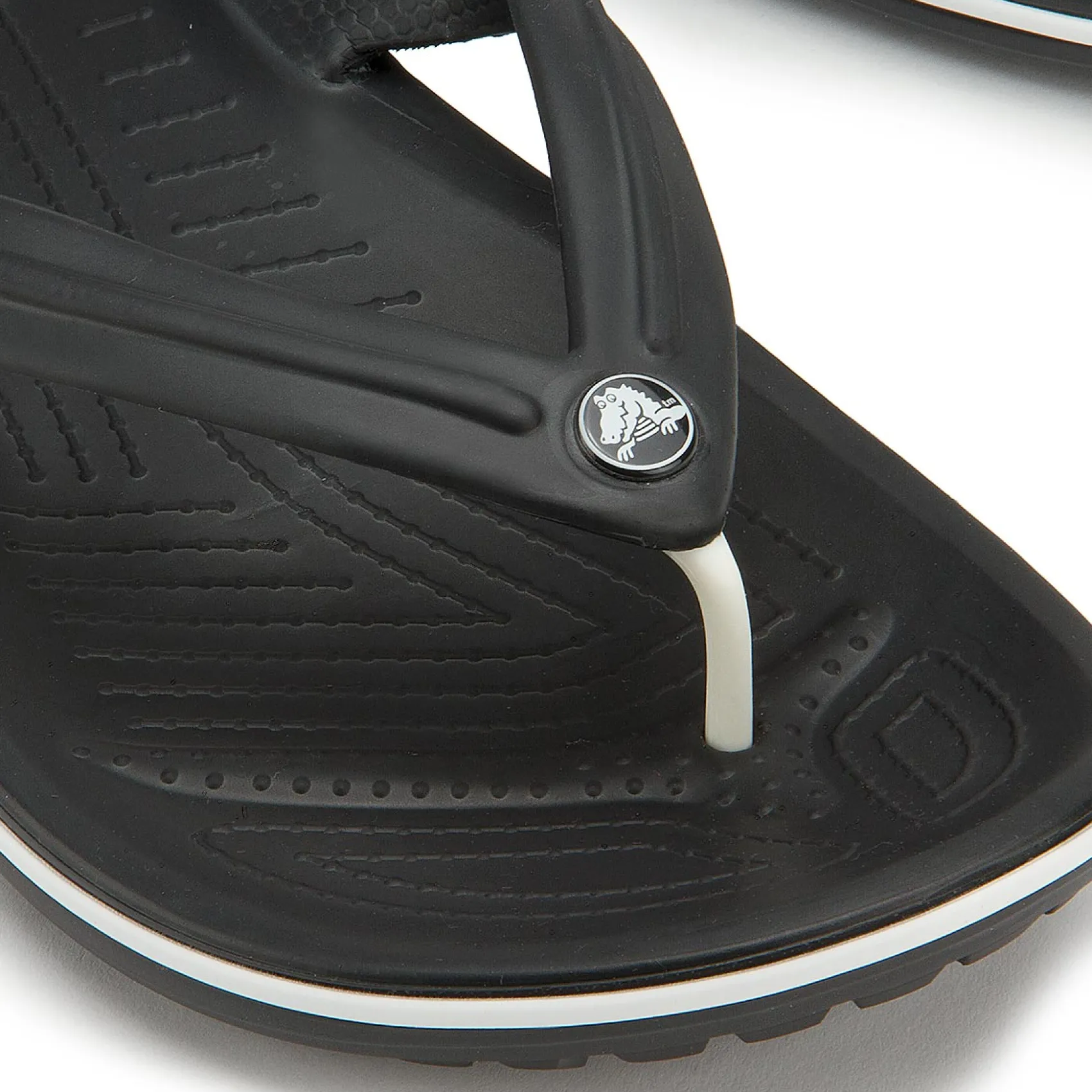 Zehentrenner|Sandalen|Crocs_Damen Crocs in Übergrößen Schwarz