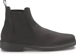 Stiefeletten|Ecco Chelsea Boot in Übergrößen Schwarz