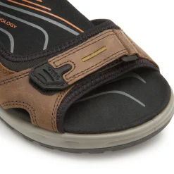 Sandalen|Ecco Sandale in Übergrößen Braun