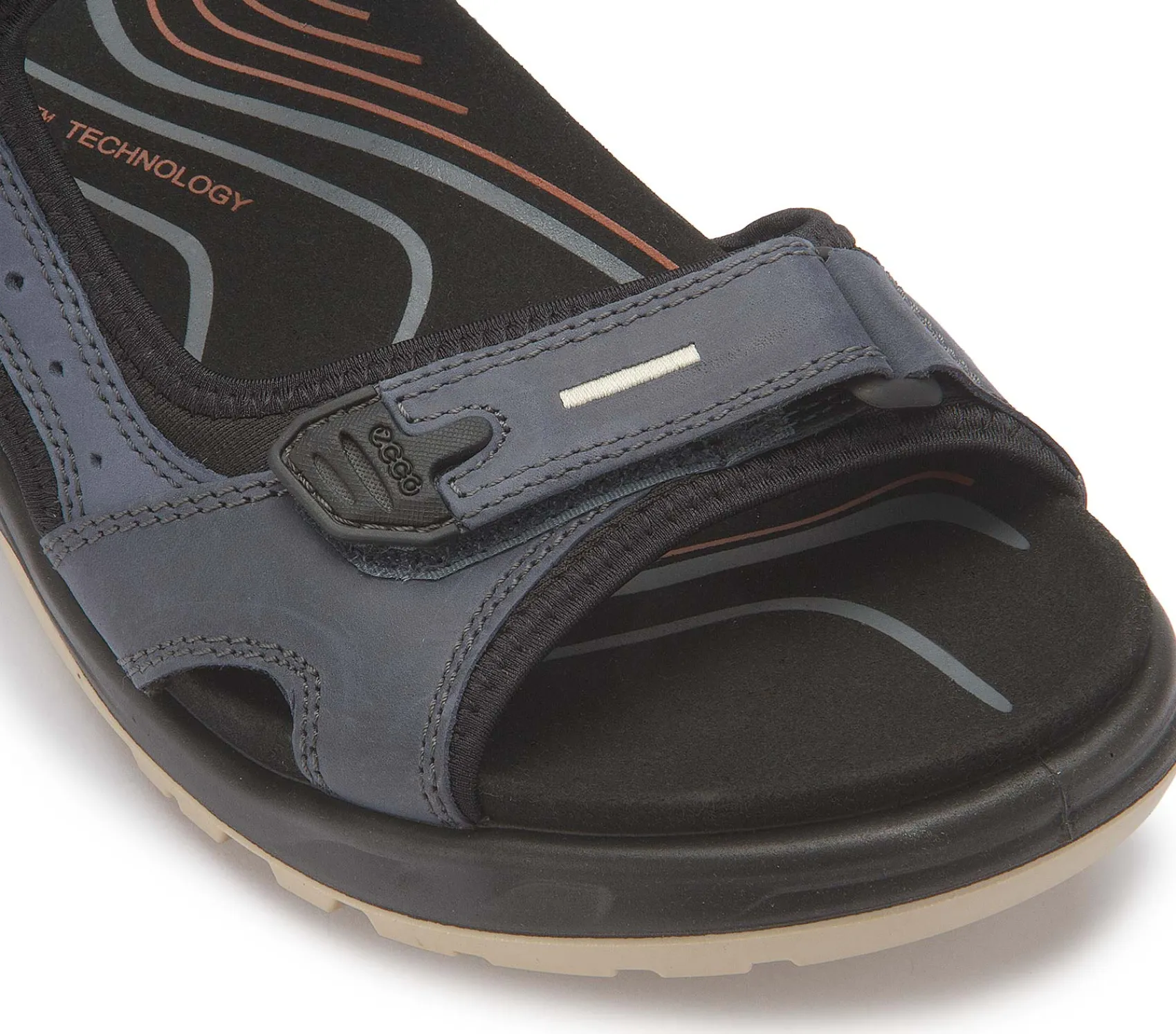 Sandalen|Outdoor|Ecco Sandale in Übergrößen Blau