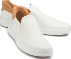 Sneaker|Slipper|Ecco Slip On in Übergrößen Weiß