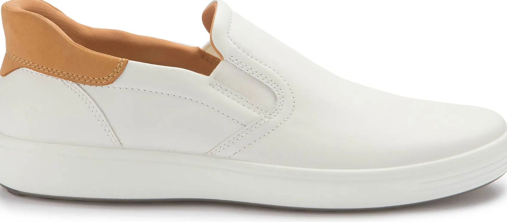 Sneaker|Slipper|Ecco Slip On in Übergrößen Weiß