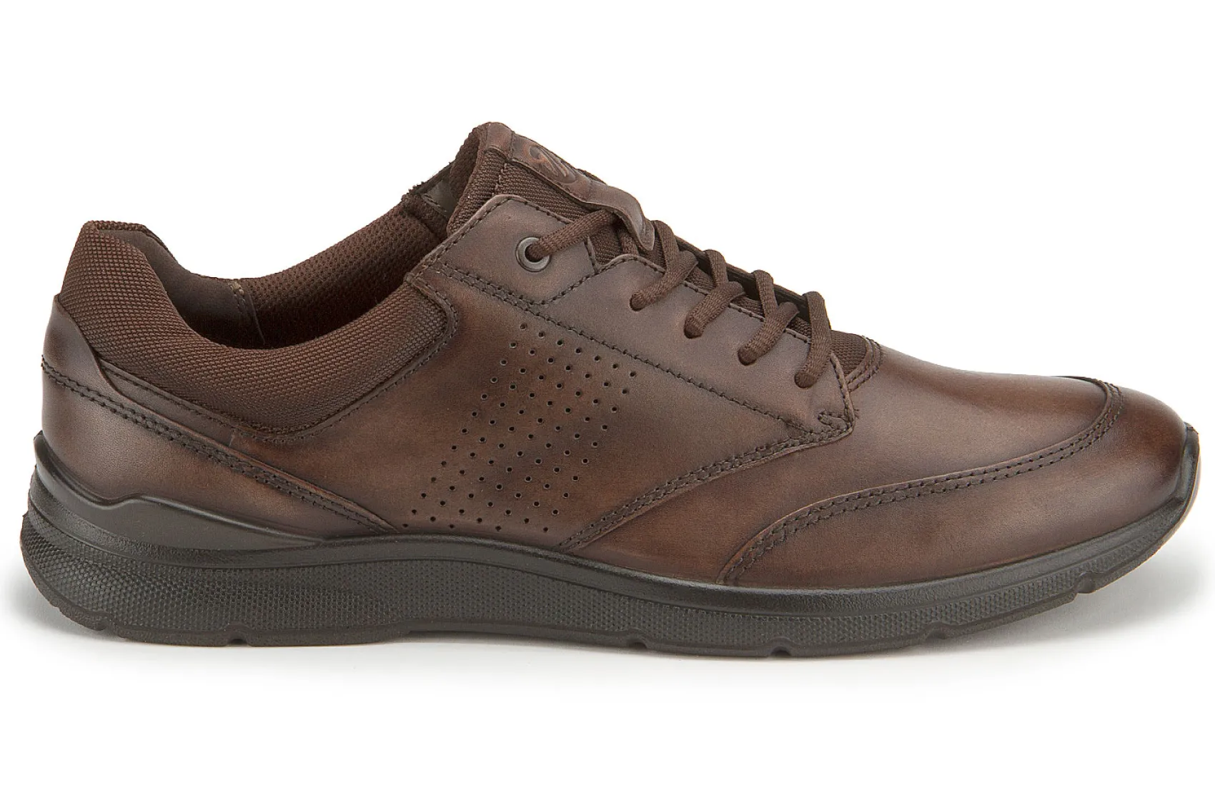 Schnürschuhe|Ecco Sneaker in Übergrößen Braun