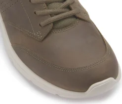 Sneaker|Schnürschuhe|Ecco Sneaker in Übergrößen Grün