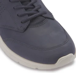 Sneaker|Schnürschuhe|Ecco Sneaker in Übergrößen Blau