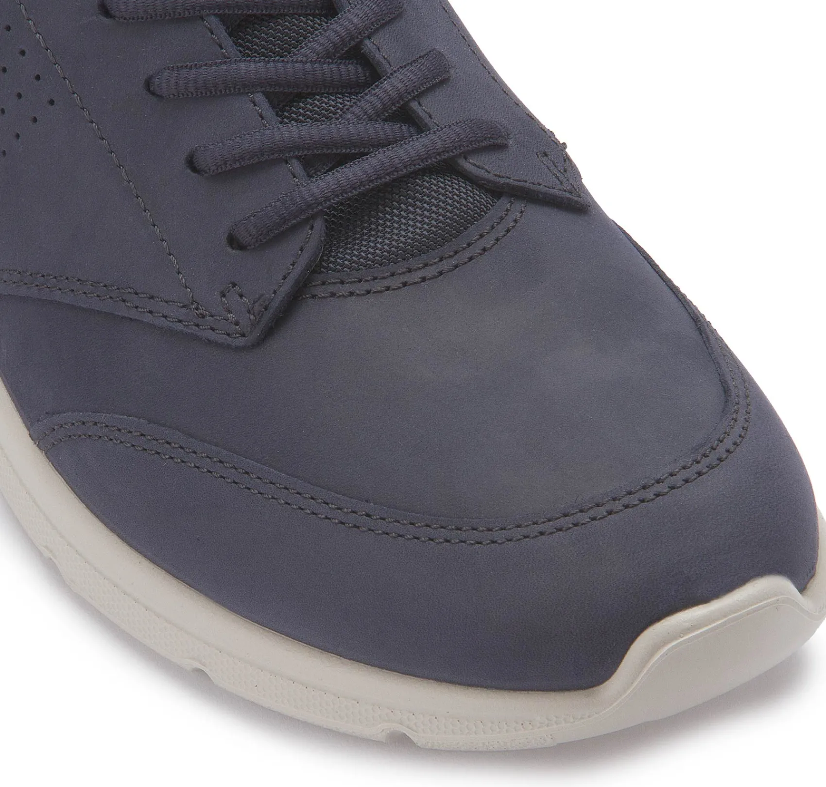 Sneaker|Schnürschuhe|Ecco Sneaker in Übergrößen Blau