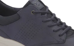 Sneaker|Schnürschuhe|Ecco Sneaker in Übergrößen Blau