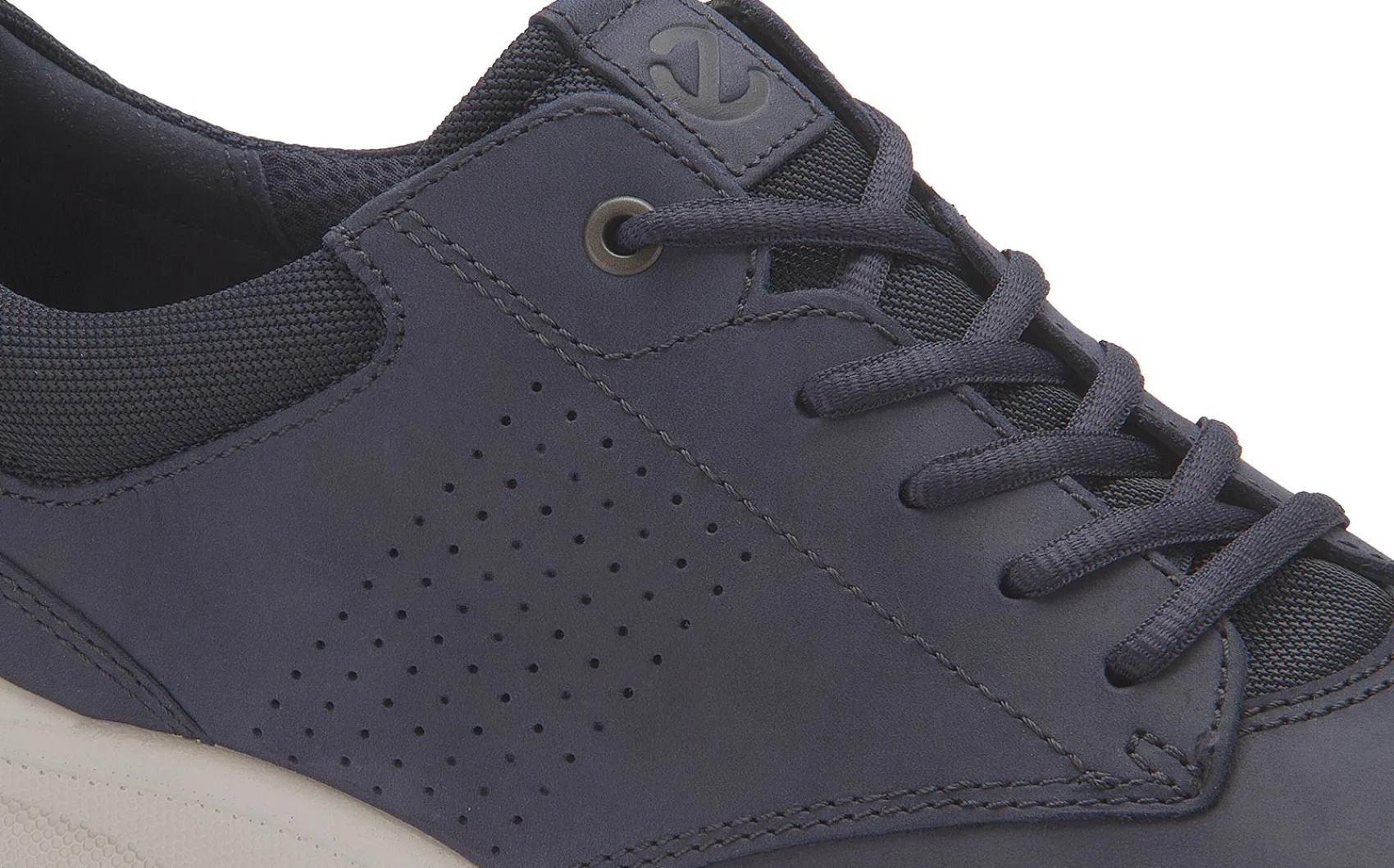 Sneaker|Schnürschuhe|Ecco Sneaker in Übergrößen Blau