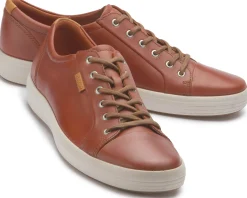 Sneaker|Schnürschuhe|Ecco Sneaker in Übergrößen Braun