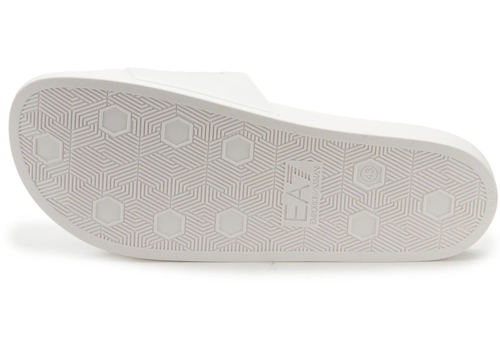 Sandalen|Pantoletten|Armani Damen Emporio Armani Sandale in Übergrößen Weiß