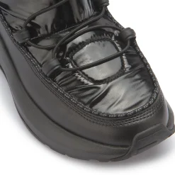 Stiefeletten|Boots|Armani Damen Emporio Armani Schneestiefel in Übergrößen Schwarz