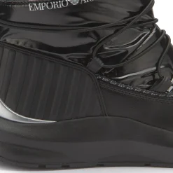 Stiefeletten|Boots|Armani Damen Emporio Armani Schneestiefel in Übergrößen Schwarz