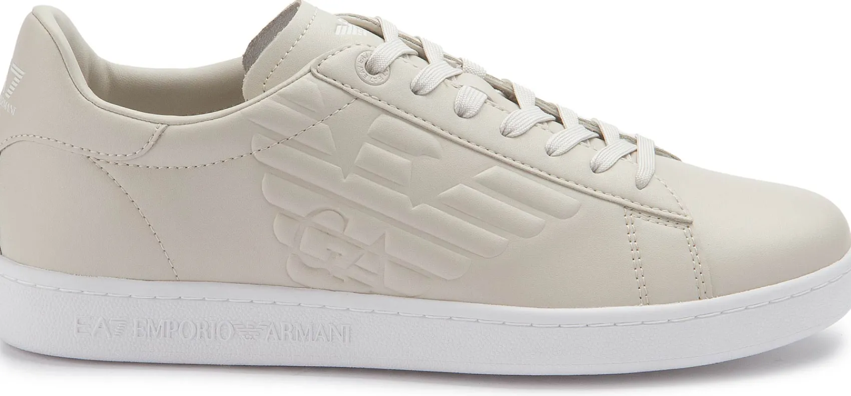 Sneaker|Schnürschuhe|Armani Damen Emporio Armani Sneaker in Übergrößen Beige