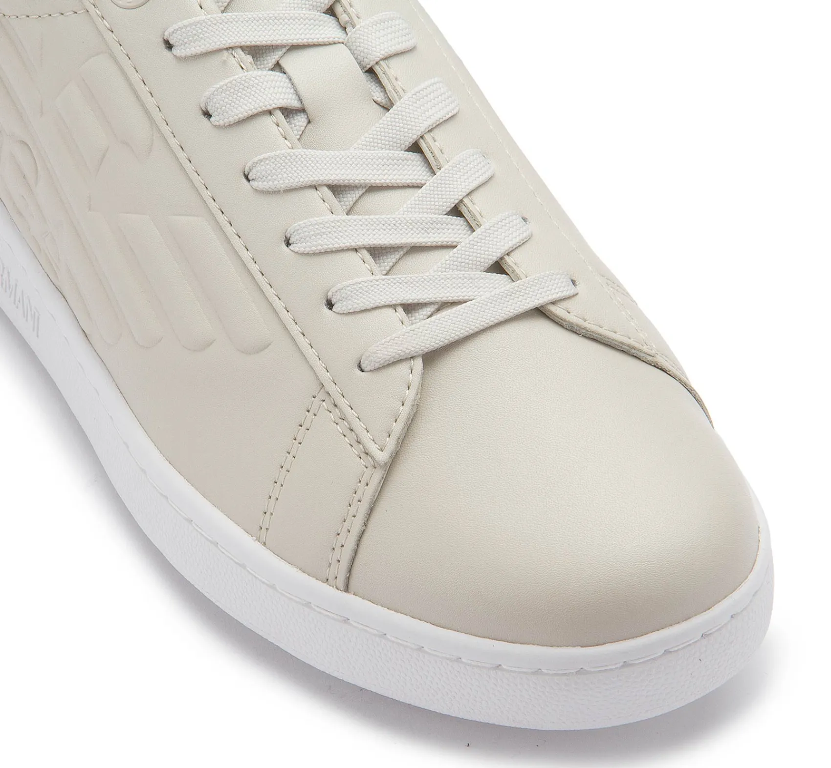 Sneaker|Schnürschuhe|Armani Damen Emporio Armani Sneaker in Übergrößen Beige