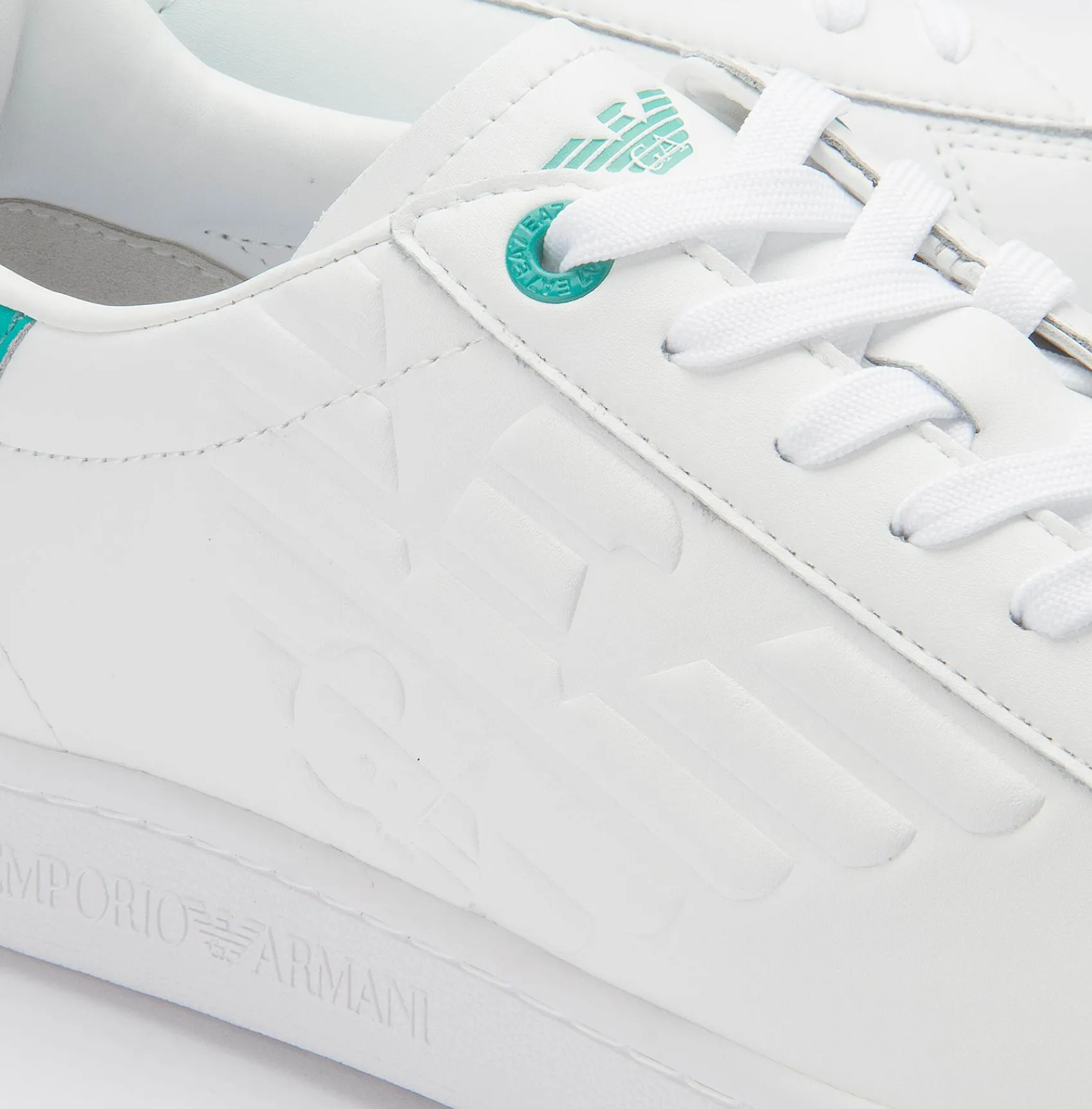 Sneaker|Schnürschuhe|Armani Damen Emporio Armani Sneaker in Übergrößen Weiß