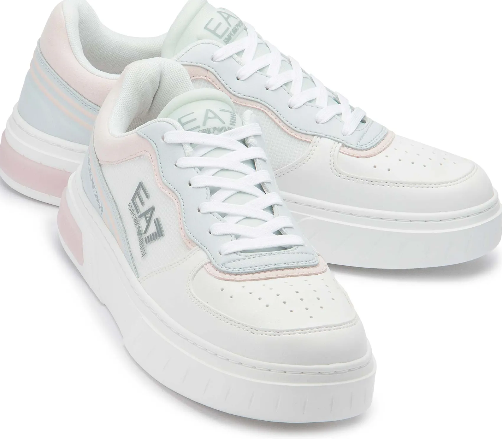 Sneaker|Schnürschuhe|Armani Damen Emporio Armani Sneaker in Übergrößen Weiß