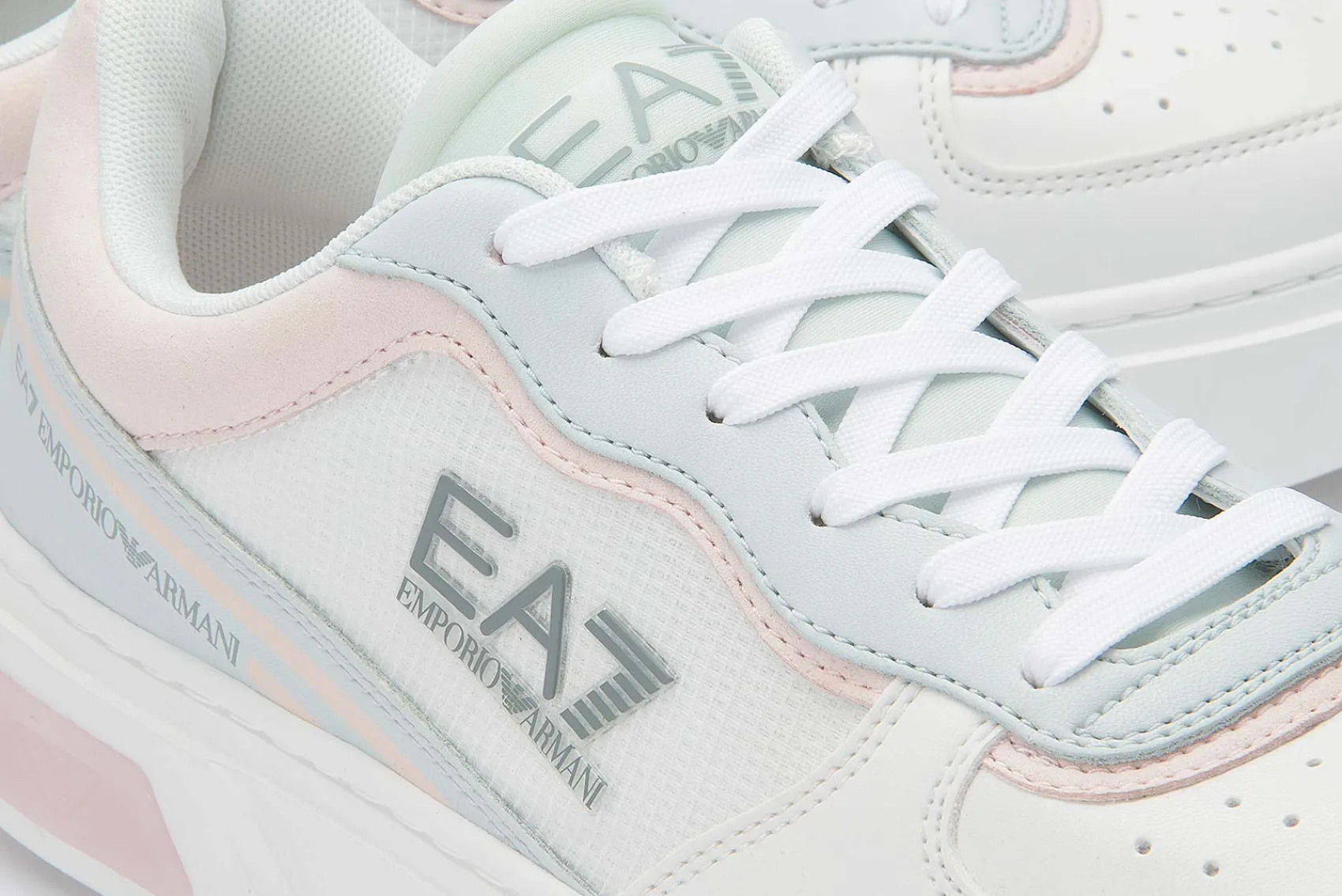 Sneaker|Schnürschuhe|Armani Damen Emporio Armani Sneaker in Übergrößen Weiß