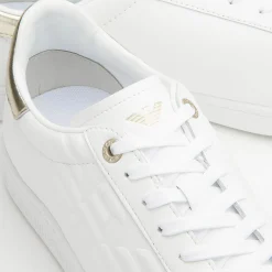 Sneaker|Schnürschuhe|Armani Damen Emporio Armani Sneaker in Übergrößen Weiß