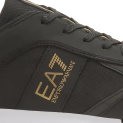 Sneaker|Schnürschuhe|Armani Emporio Sneaker in Übergrößen Schwarz