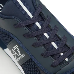 Sneaker|Schnürschuhe|Armani Emporio Sneaker in Übergrößen Blau