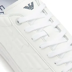 Sneaker|Schnürschuhe|Armani Emporio Sneaker in Übergrößen Weiß