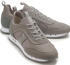 Sneaker|Schnürschuhe|Armani Emporio Sneaker in Übergrößen Grau