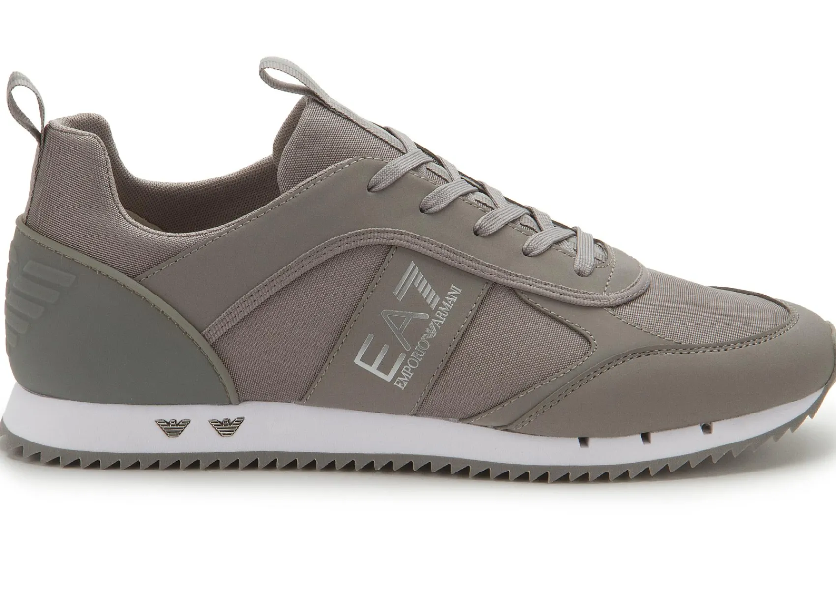 Sneaker|Schnürschuhe|Armani Emporio Sneaker in Übergrößen Grau
