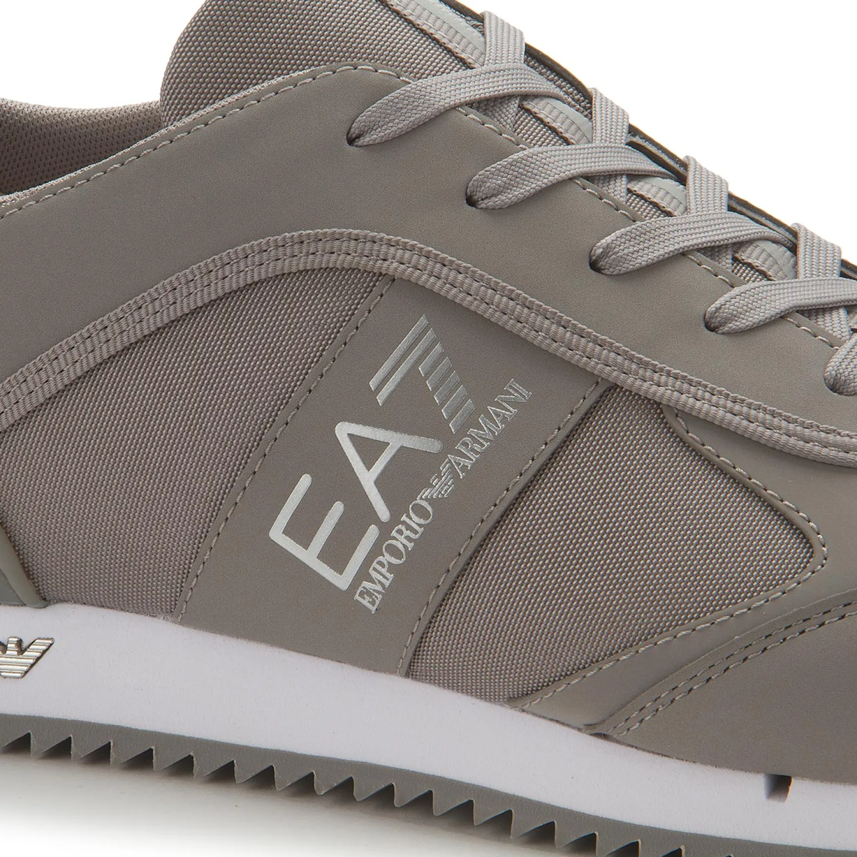 Sneaker|Schnürschuhe|Armani Emporio Sneaker in Übergrößen Grau