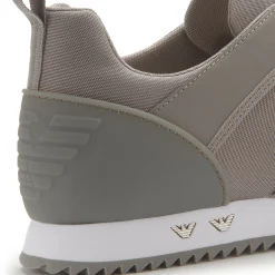 Sneaker|Schnürschuhe|Armani Emporio Sneaker in Übergrößen Grau