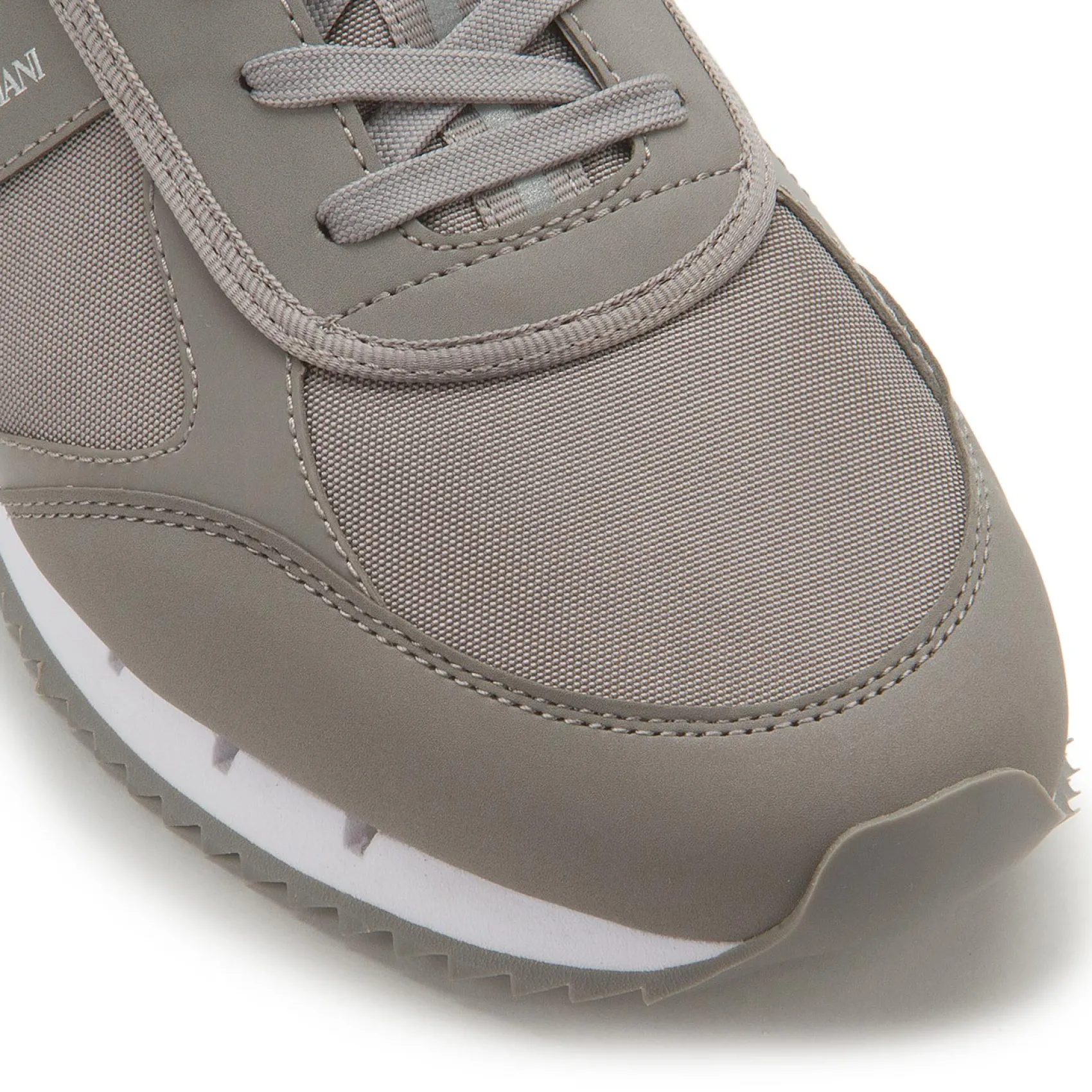 Sneaker|Schnürschuhe|Armani Emporio Sneaker in Übergrößen Grau