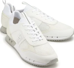 Sneaker|Schnürschuhe|Armani Emporio Sneaker in Übergrößen Weiß