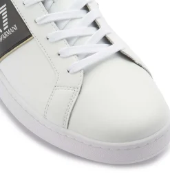 Sneaker|Schnürschuhe|Armani Emporio Sneaker in Übergrößen Weiß