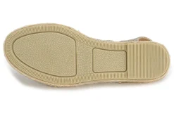 Espadrilles|Sandalen|Horsch Schuhe Espadrilles in Übergrößen Silber
