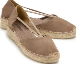 Espadrilles|Sandalen|Horsch Schuhe Espadrilles in Übergrößen Beige
