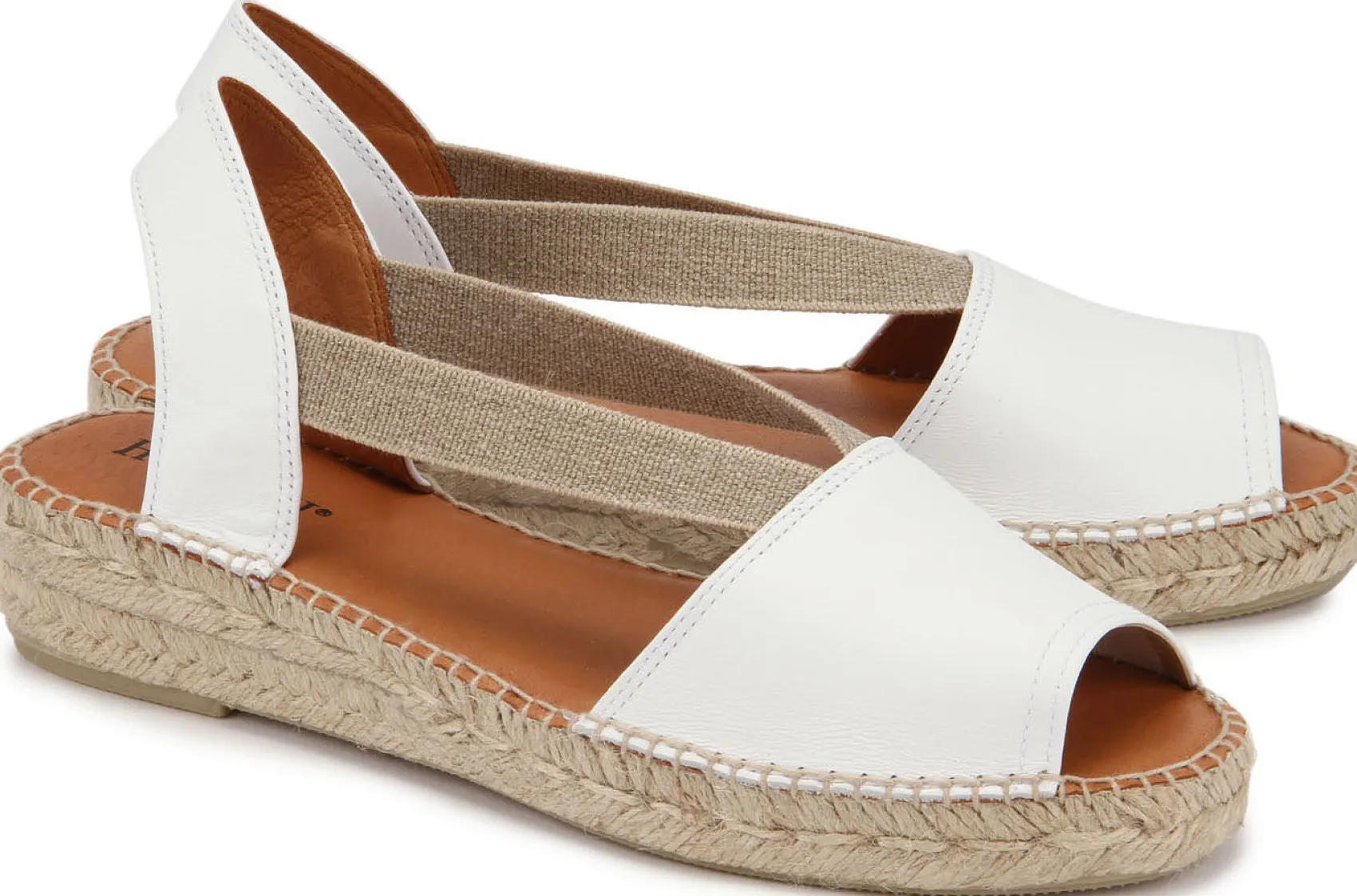 Espadrilles|Sandalen|Horsch Schuhe Espadrilles in Übergrößen Weiß