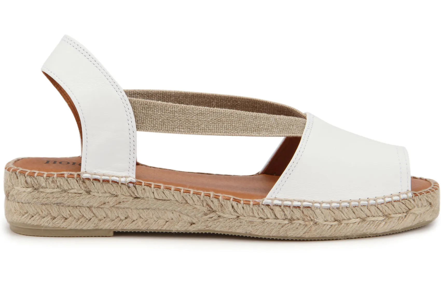 Espadrilles|Sandalen|Horsch Schuhe Espadrilles in Übergrößen Weiß