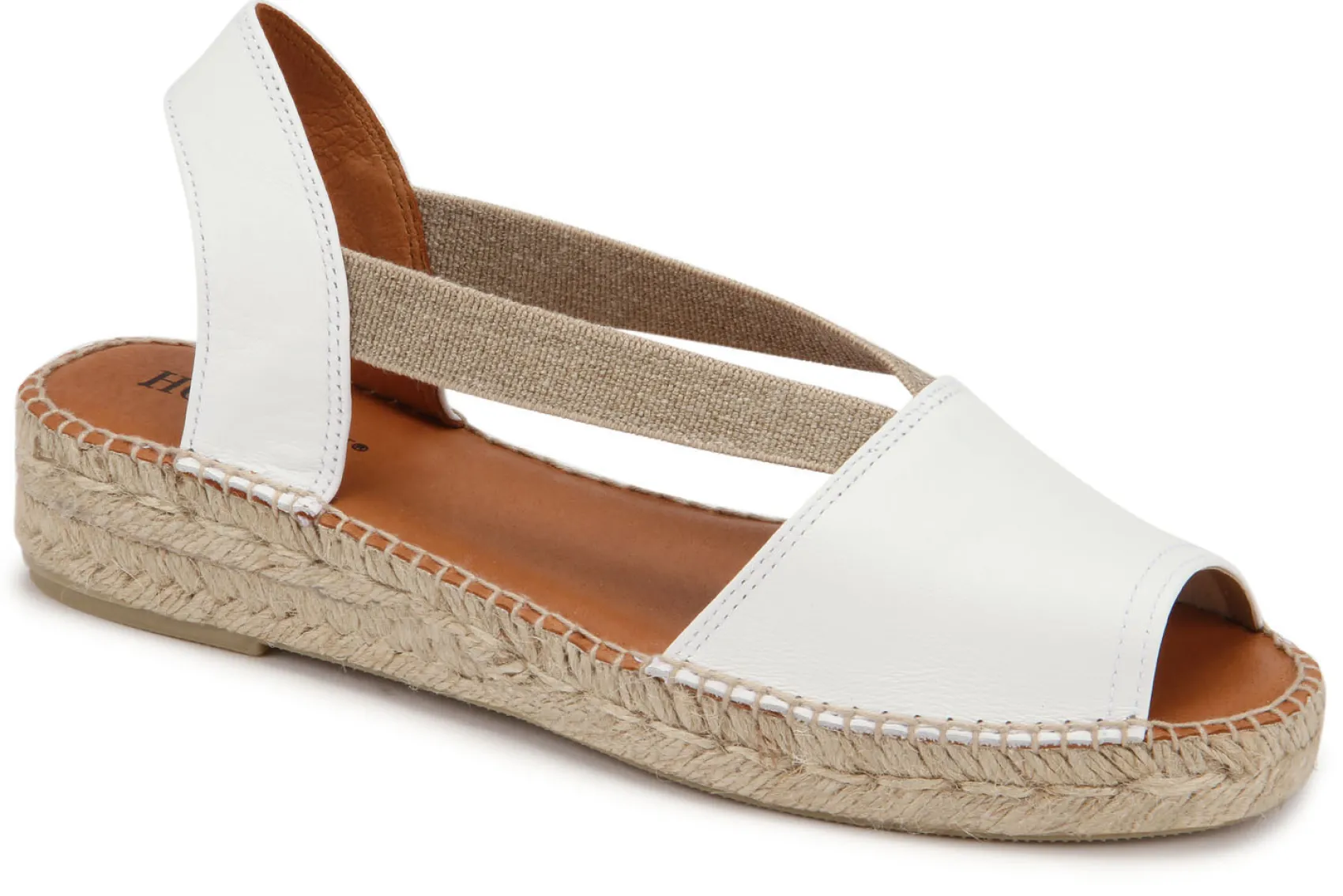 Espadrilles|Sandalen|Horsch Schuhe Espadrilles in Übergrößen Weiß