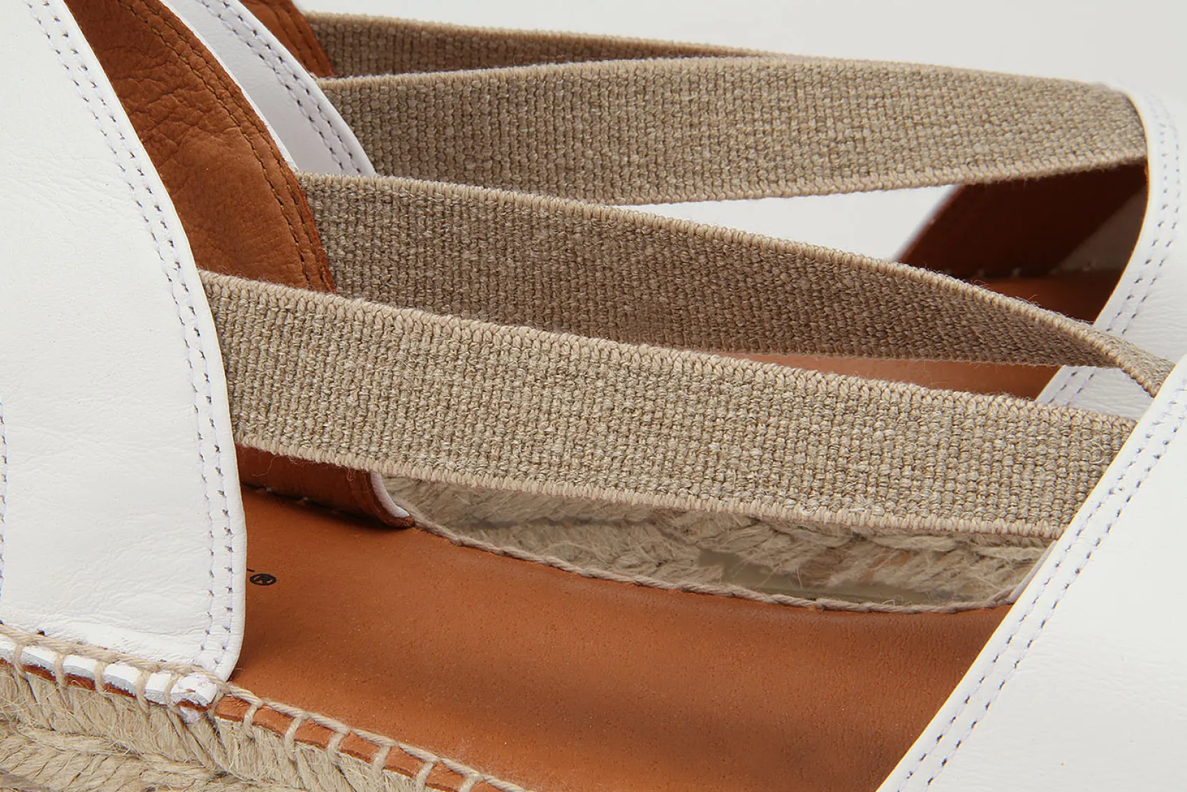 Espadrilles|Sandalen|Horsch Schuhe Espadrilles in Übergrößen Weiß