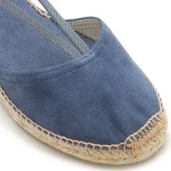 Espadrilles|Sandalen|Horsch Schuhe Espadrilles in Übergrößen Blau