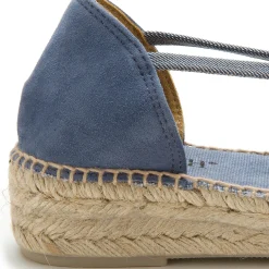 Espadrilles|Sandalen|Horsch Schuhe Espadrilles in Übergrößen Blau