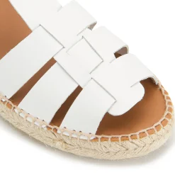 Espadrilles|Sandalen|Horsch Schuhe Espadrilles in Übergrößen Weiß