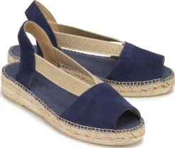 Espadrilles|Sandalen|Horsch Schuhe Espadrilles in Übergrößen Blau