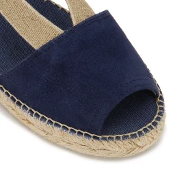 Espadrilles|Sandalen|Horsch Schuhe Espadrilles in Übergrößen Blau