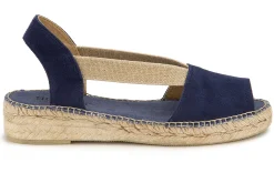 Espadrilles|Sandalen|Horsch Schuhe Espadrilles in Übergrößen Blau