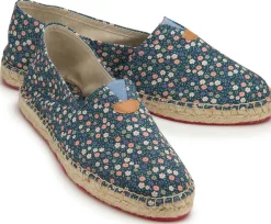 Espadrilles|Slipper|Horsch Schuhe Espadrilles in Übergrößen Blau