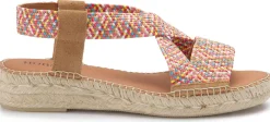 Espadrilles|Sandalen|Horsch Schuhe Espadrilles in Übergrößen Multicolor