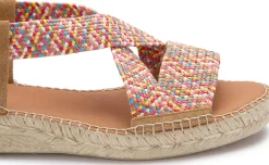 Espadrilles|Sandalen|Horsch Schuhe Espadrilles in Übergrößen Multicolor