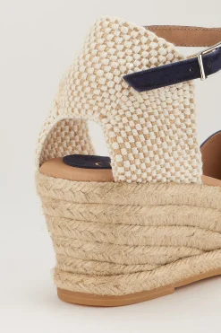 Espadrilles|Horsch Schuhe Espadrilles in Übergrößen Blau